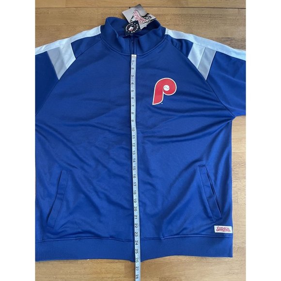 Philadelphia Phillies‎ Stitches Men's Polyester Blue XL Zip Up MLB - Picture 2 of 8